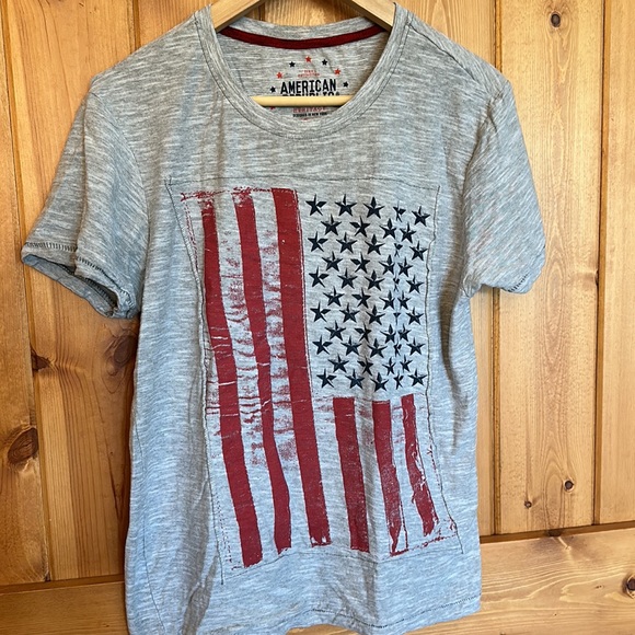 American Republic Heritage USA Flag Patriotic T-shirt sz Medium Line Collection - Picture 3 of 6